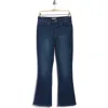 Democracy Embroidered Pocket Bootcut Jeans In Blue