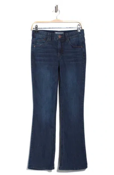 Democracy High Waist Flare Leg Jeans In Indigo