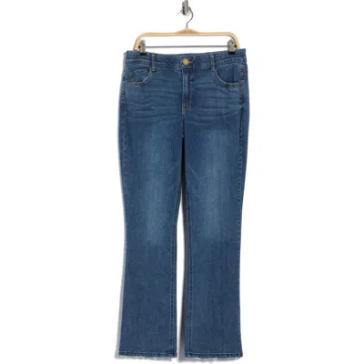 Democracy High Waist Itty Bitty Boot Jeans In Blue