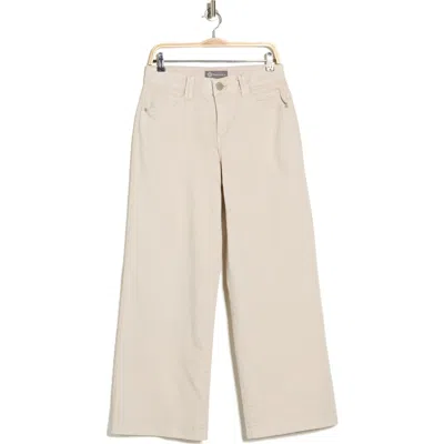 Democracy High Waist Wide Leg Jeans In Neutral