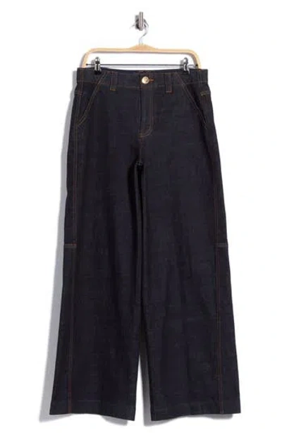 Democracy High Waist Wide Leg Jeans In Black