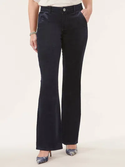 Democracy Itty Bitty Boot Trouser In Navy In Blue
