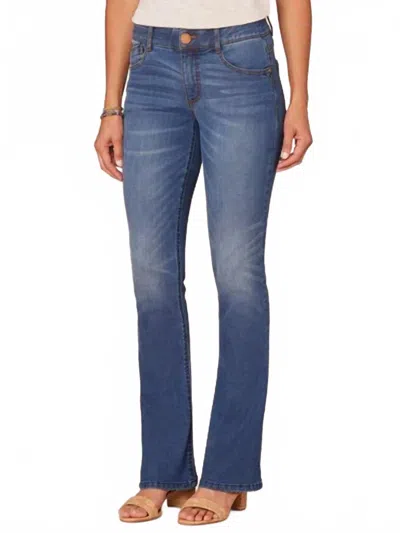 Democracy Itty Bitty Bootcut Jeans In Blue Artisanal Denim