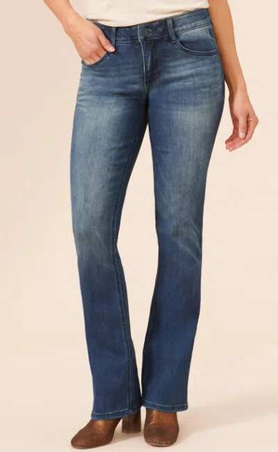 Democracy Itty Bitty Bootcut Jeans In Wash In Multi