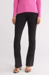 Democracy Itty Bitty Rhinestone Pocket Bootcut Jeans In Black