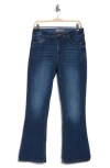 Democracy Itty Bitty Rhinestone Pocket Bootcut Jeans In Blue