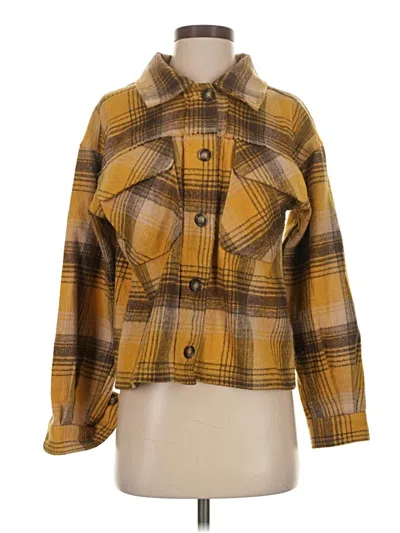 Pre-owned Democracy Jacket In Yellow