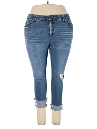 Pre-owned Democracy Jeans In Blue