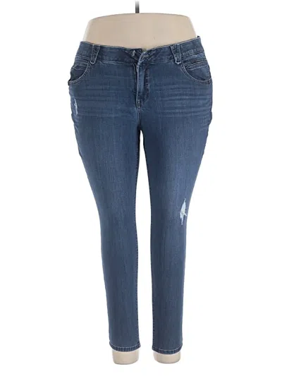 Pre-owned Democracy Jeans In Blue