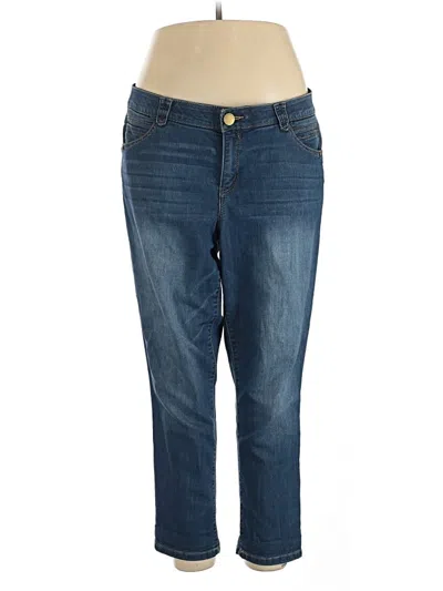 Pre-owned Democracy Jeans In Blue