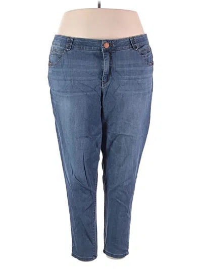 Pre-owned Democracy Jeans In Blue