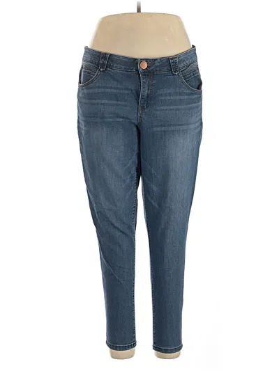 Pre-owned Democracy Jeans In Blue