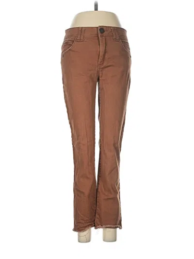 Pre-owned Democracy Jeans In Brown
