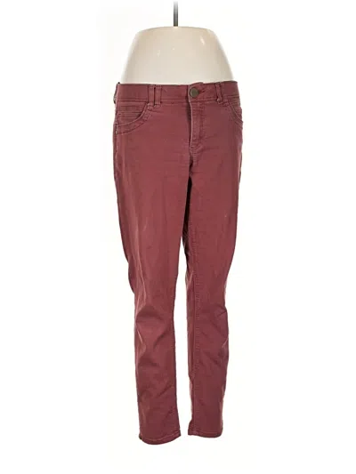 Pre-owned Democracy Jeggings In Burgundy