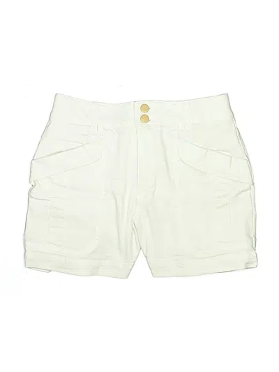 Pre-owned Democracy Khaki Shorts In Ivory