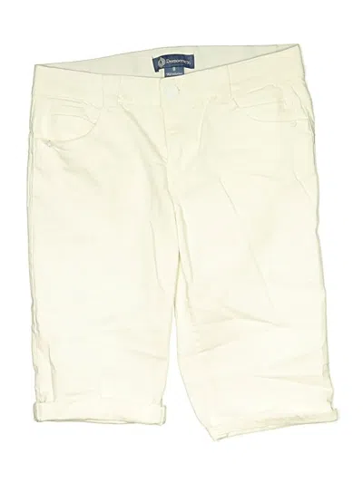 Pre-owned Democracy Khaki Shorts In Ivory