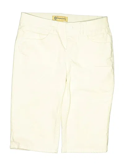 Pre-owned Democracy Khaki Shorts In Yellow