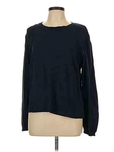 Pre-owned Democracy Long Sleeve T-shirt In Black