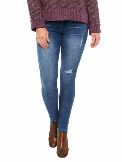 Democracy Luxe Ab Solution And Booty Lift Jegging In Blue