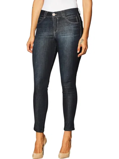 Democracy Luxe Ab Solution Jegging In Indigo In Multi
