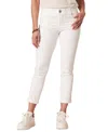 Democracy Petite Ab-solution Ankle-skimming Jeans In White