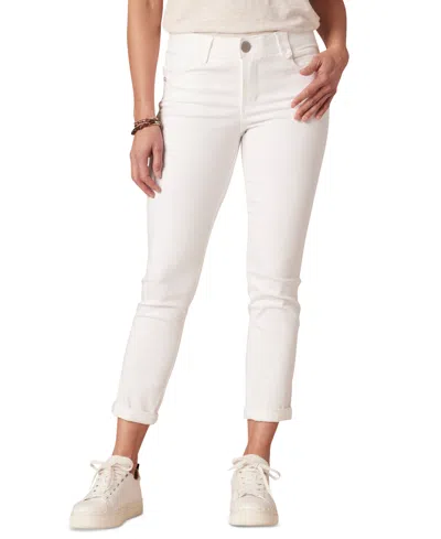 Democracy Petite Ab-solution Ankle-skimming Jeans In White