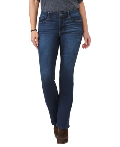 Democracy Petite Ab Solution High-rise Bootcut Jeans In In Indigo