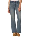 Democracy Petite "ab"solution High Rise Out There Flare Jeans In Blue