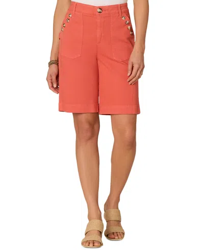Democracy Petite "ab" Solution Skyrise Bermuda Shorts