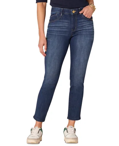 Democracy Petite Absolution High-rise Ankle Jeans In In Indigo