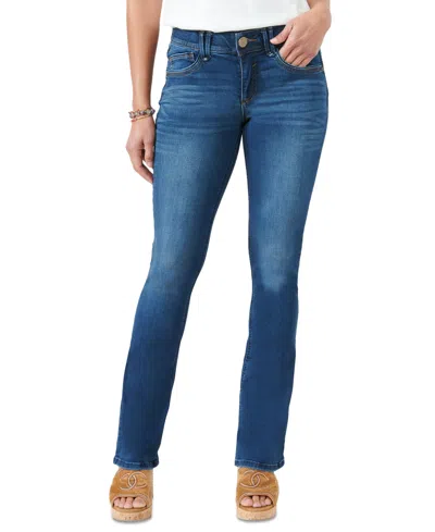 Democracy Petite "ab"solution High-rise Bootcut Jeans In Blue