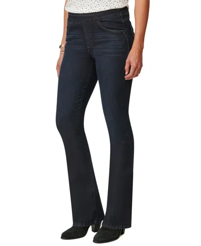 Democracy Petite Absolution High-rise Bootcut Jeans In Black