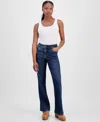 Democracy Petite "ab"solution Itty Bitty Bootcut Jeans In White