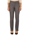 Democracy Petite "ab"solution Straight-leg Jeans In Grey