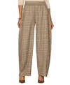 Democracy Petite Ultra Skyrise Relaxed Straight Leg Pants In Brown