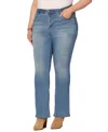 Democracy Plus Size High Rise Bootcut Jeans In Blue