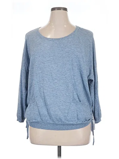 Pre-owned Democracy Pullover Sweater In Blue
