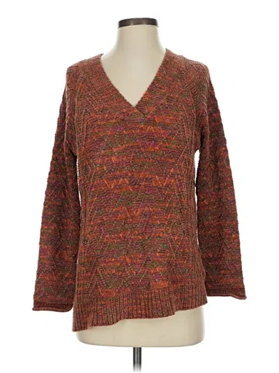Pre-owned Democracy Pullover Sweater In Brown