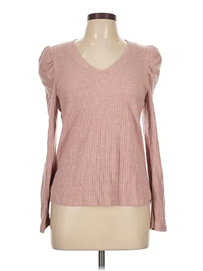 Pre-owned Democracy Pullover Sweater In Pink