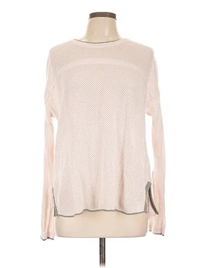 Pre-owned Democracy Pullover Sweater In White