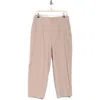 Democracy Railroad Stripe Barrel Leg Pants In Cf - Coffee Stripe