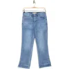 Democracy Release Hem Flare Jeans In Mid Blue Artisinal
