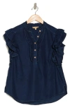 DEMOCRACY DEMOCRACY RUFFLE TOP