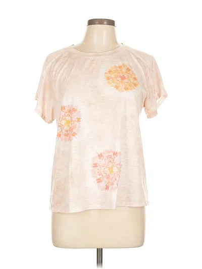 Pre-owned Democracy Short Sleeve T-shirt In Brown