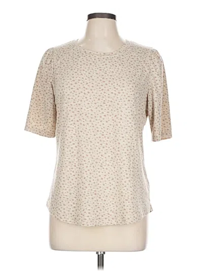 Pre-owned Democracy Short Sleeve T-shirt In Brown