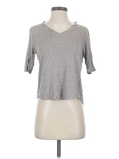 Pre-owned Democracy Short Sleeve T-shirt In Gray