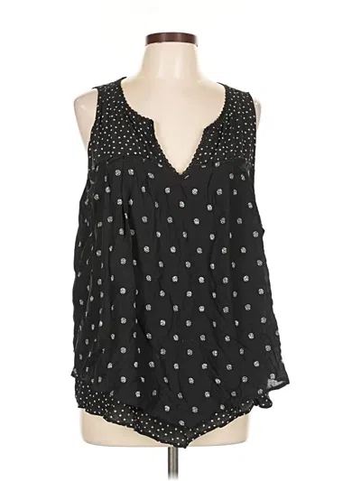 Pre-owned Democracy Sleeveless Blouse In Black
