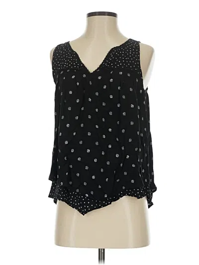 Pre-owned Democracy Sleeveless Blouse In Black