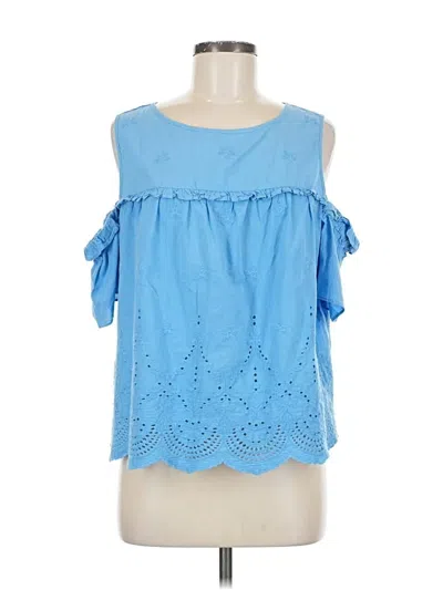 Pre-owned Democracy Sleeveless Blouse In Blue