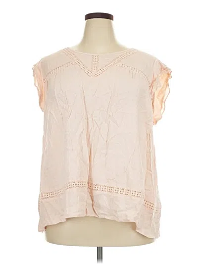 Pre-owned Democracy Sleeveless Blouse In Pink